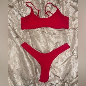 Red bikini XL - new without tags
